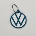 Volkswagen sleutelhanger oceaan blauw